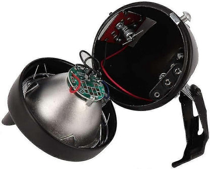 Retro Metal Case Bike Front Light - LED, Battery Powered (AAA not included) V1263-JX-6016
