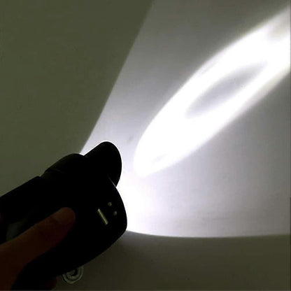 Retro Metal Case Bike Front Light - LED, Battery Powered (AAA not included) V1263-JX-6016
