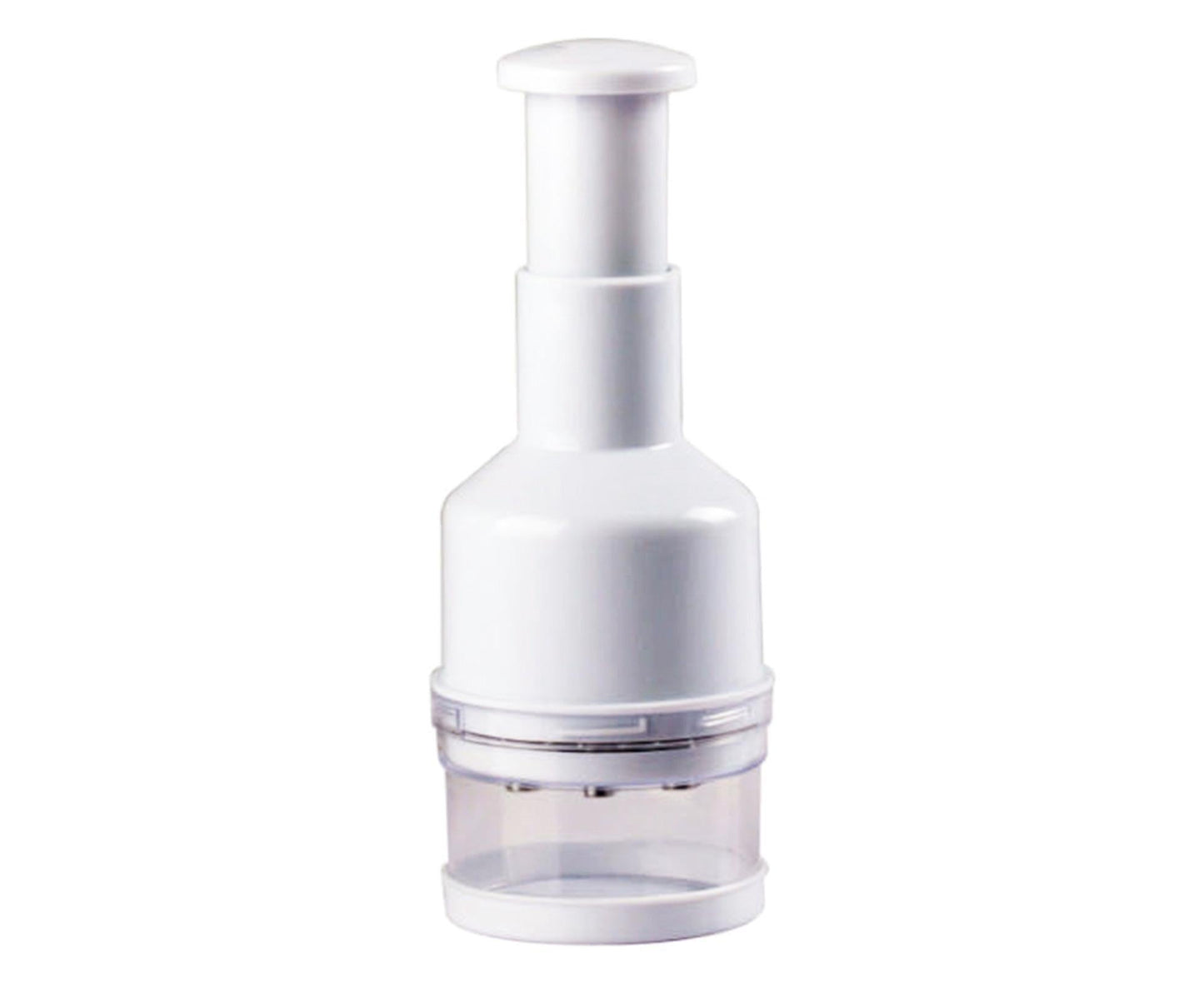 Garlic Grater Manual Multifunctional Stainless Steel Garlic Onion Food Chopper for Kitchen-White V1263-JX-602