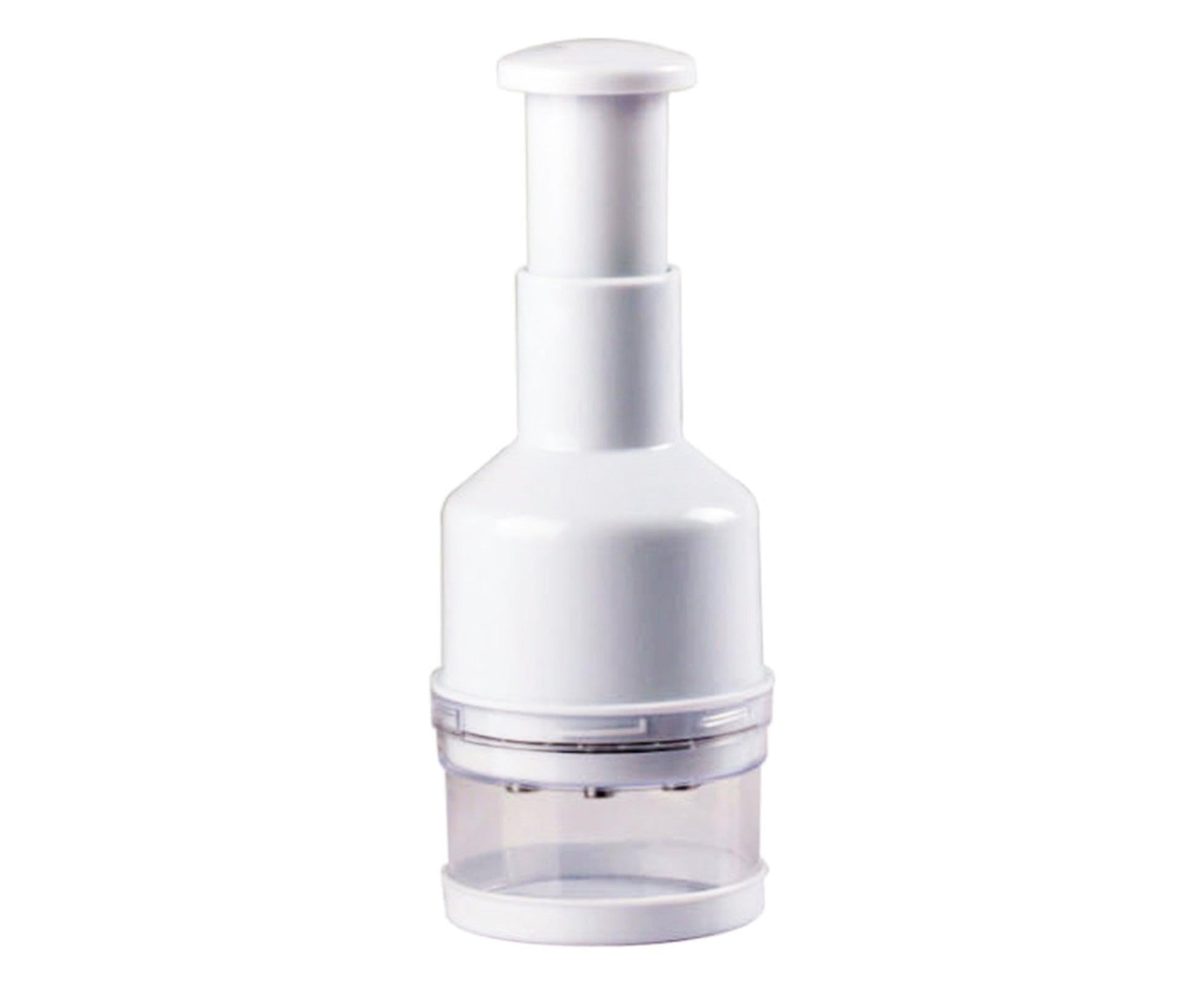Garlic Grater Manual Multifunctional Stainless Steel Garlic Onion Food Chopper for Kitchen-White V1263-JX-602