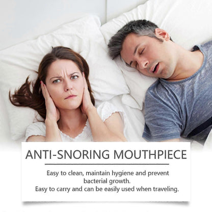 Anti-Snoring Mouthpiece - Silicone, Reusable, Improves Sleep V1263-JX-6027