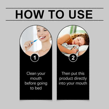 Anti-Snoring Mouthpiece - Silicone, Reusable, Improves Sleep V1263-JX-6027