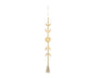 Wall Pendant Decorative Nordic Style Moon Sun Design Handmade Wall Hanging Decor for Dorm-Beige V1263-JX-603