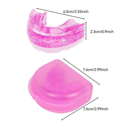 Adjustable Anti-Snoring Mouthpiece - Reduces Snoring, Food-Grade Silicone V1263-JX-6033
