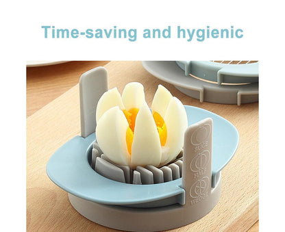 3 In 1 Stainless Steel Cutting Wires Hard Boiled Egg Slicer Cutter Kitchen Tool-Red Green Orange V1263-JX-604