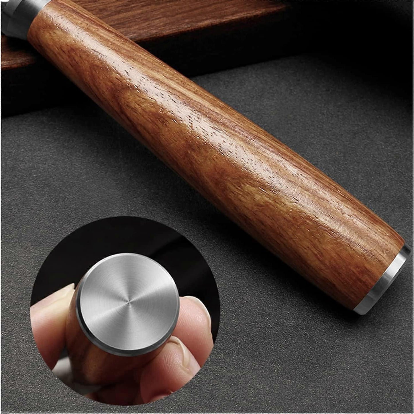 Universal Fruit & Vegetable Peeler - Extra Sharp Toothed Double Edge, Wooden Handle V1263-JX-6045