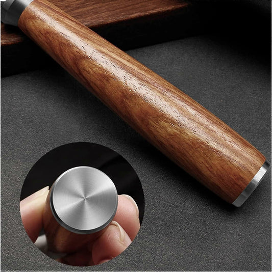 Universal Fruit & Vegetable Peeler - Extra Sharp Toothed Double Edge, Wooden Handle V1263-JX-6045