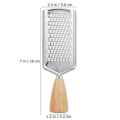 Wooden Handle Cheese Grater & Vegetable Slicer - Potato Peeler, Kitchen Tool V1263-JX-6046