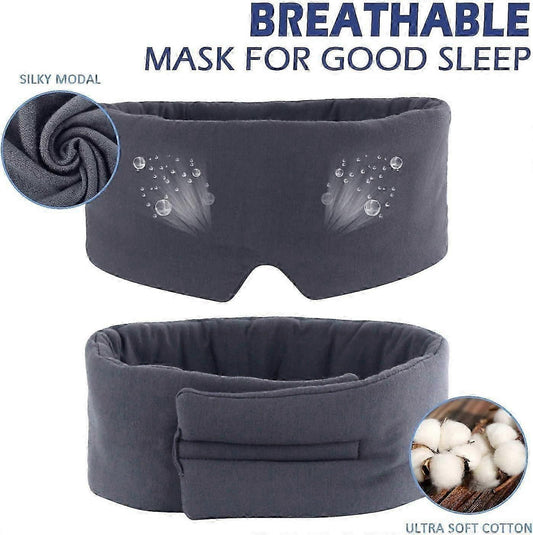 Modal Blackout Sleeping Mask - Super Soft, Adjustable Strap, for Men & Women V1263-JX-6056