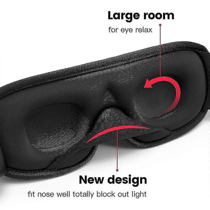 3D Sleeping Mask - Shading Cushion, Ergonomic, Light Blocking V1263-JX-6058