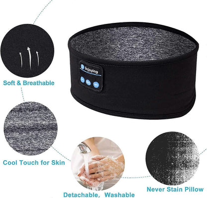 Bluetooth 5.0 Sleep Mask - Wireless Headphones, Blackout, Soft Fabric V1263-JX-6059