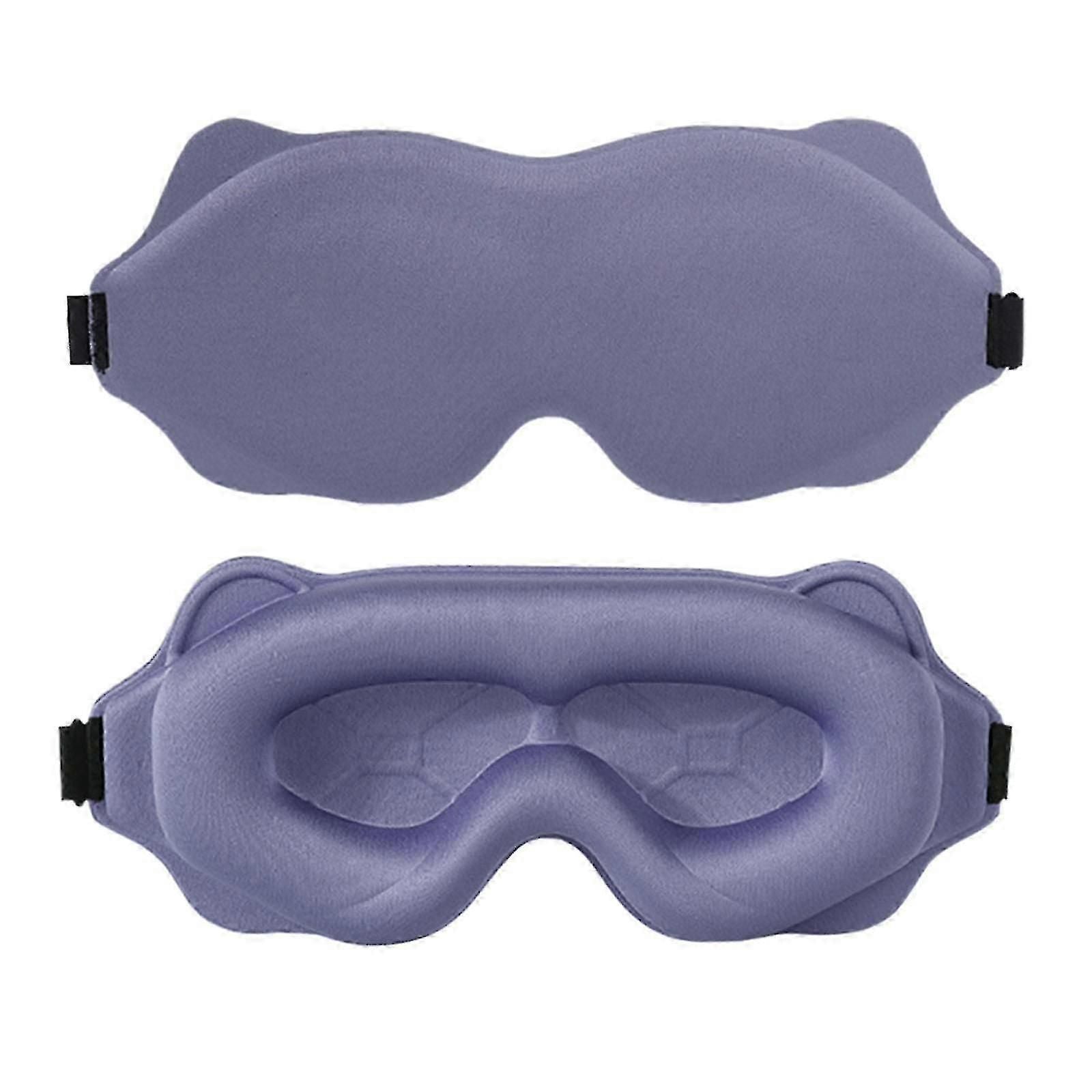 Washable Sleep Mask for Side Sleeping - Adjustable Strap, Breathable, Travel V1263-JX-6061