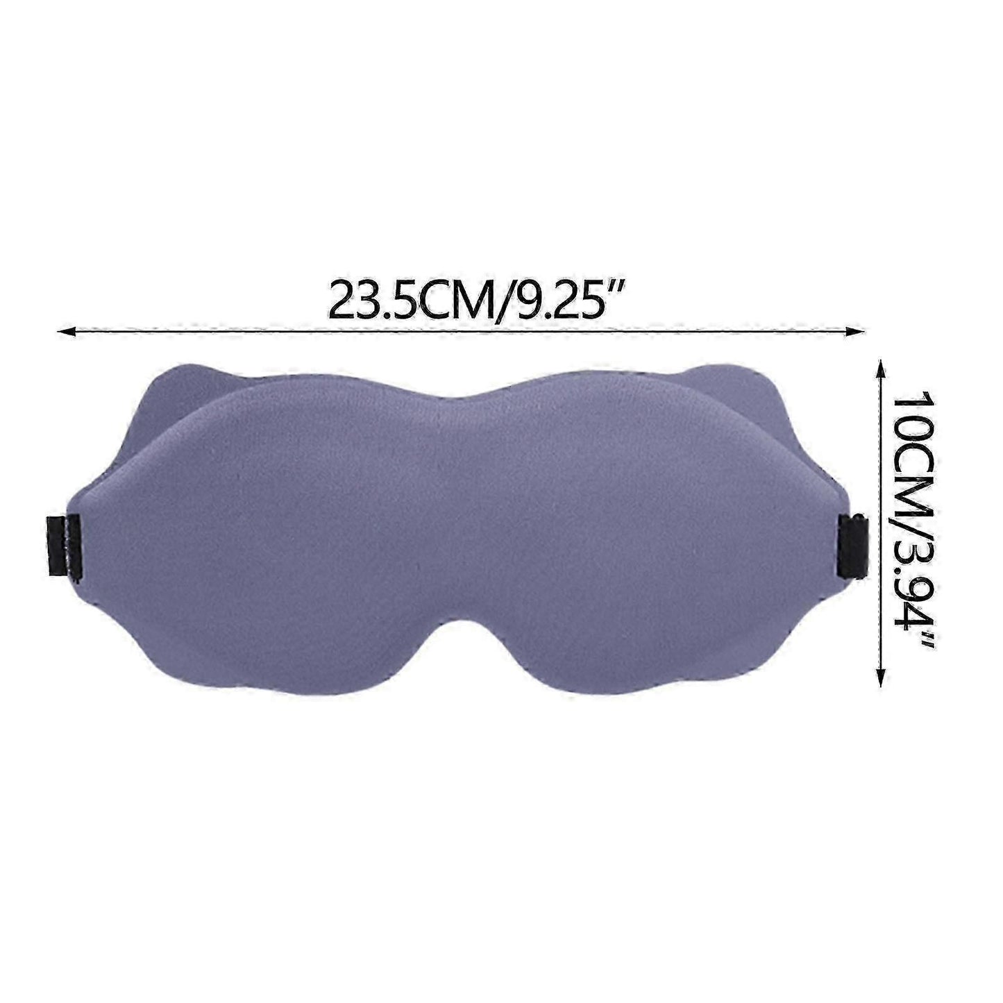 Washable Sleep Mask for Side Sleeping - Adjustable Strap, Breathable, Travel V1263-JX-6061