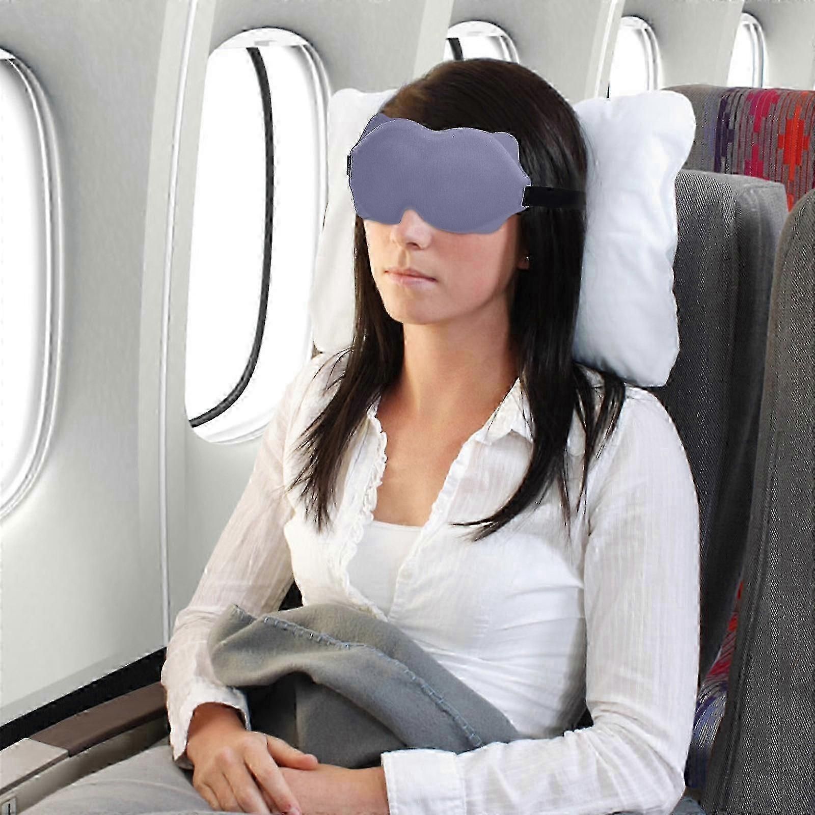 Washable Sleep Mask for Side Sleeping - Adjustable Strap, Breathable, Travel V1263-JX-6061