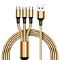 3-in-1 Multi USB Charger Cable for Micro USB Type C and Apple Devices V1263-JX-6100-2