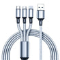 3-in-1 Multi USB Charger Cable for Micro USB Type C and Apple Devices V1263-JX-6100-5