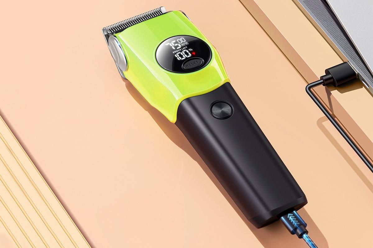 Dog Clipper Low Noise Dog Grooming Kit Rechargeable 3-Speed With LCD Display for Dogs Cats Pets V1263-JX-6106-1