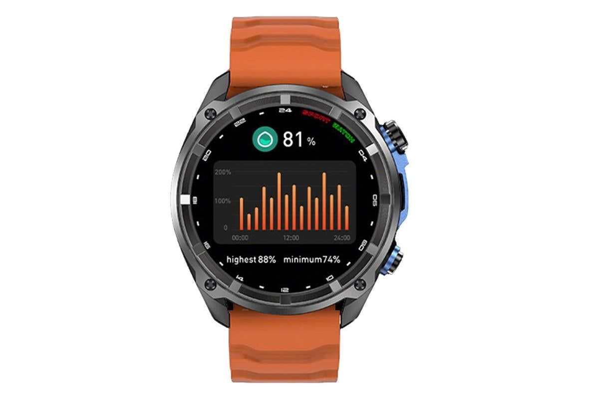 1.43 Inch Outdoor Smart Watch 100+ Sports Modes Bluetooth Call Flashlight 3ATM Waterproof V1263-JX-6109-3