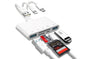 5 In 1 Memory Card Reader USB OTG Adapter SD Card Reader For iPhone iPad V1263-JX-6113