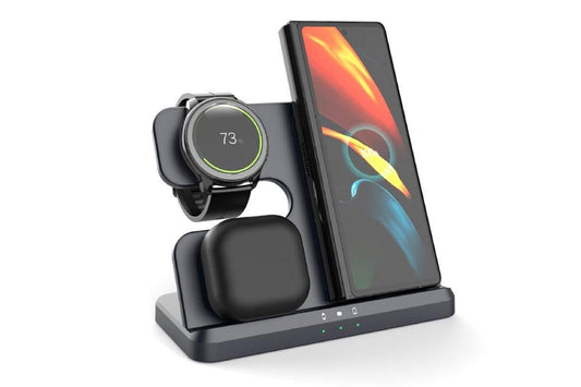 Wireless Charging Station for Samsung 3 in 1 Fast Charger Stand for Samsung Phone Wireless Charger Charger V1263-JX-6114-1