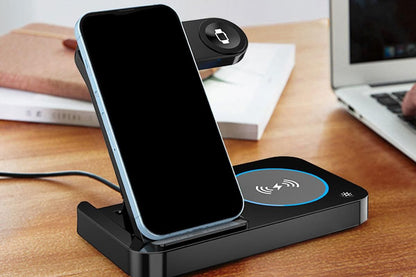 3 In 1 Wireless Charger for Samsung iPhone Apple Watch V1263-JX-6115