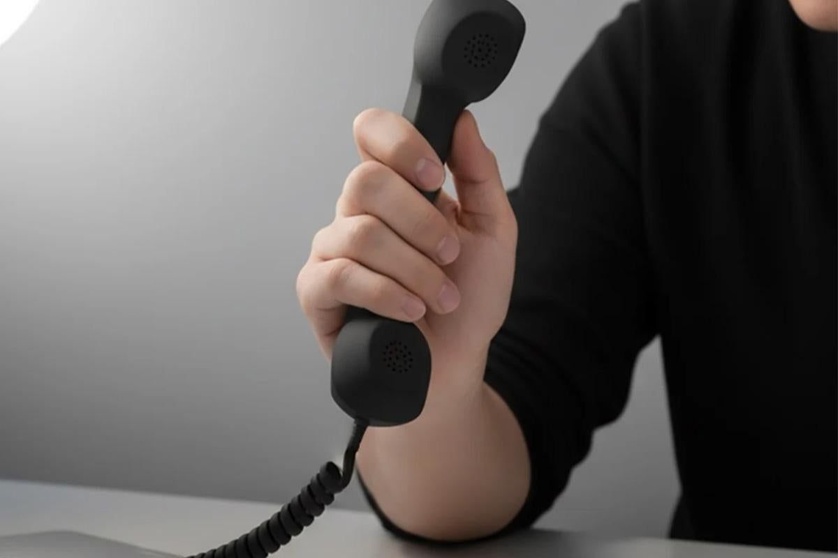 1M Retro Wired Handheld Telephone Handset with Microphone Type C Plug for Smartphones PC V1263-JX-6122-1