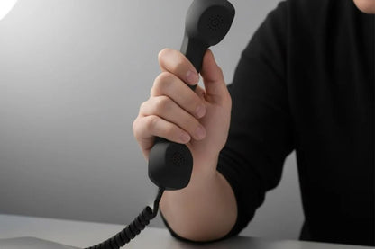 1M Retro Wired Handheld Telephone Handset with Microphone Type C Plug for Smartphones PC V1263-JX-6122-1