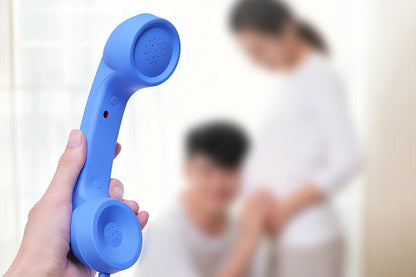 1M Retro Wired Handheld Telephone Handset with Microphone Type C Plug for Smartphones PC V1263-JX-6122-2