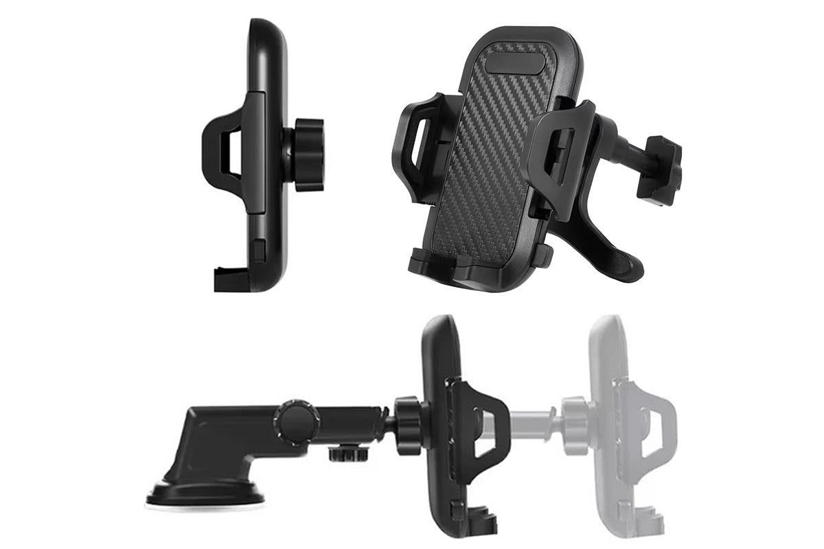 Universal Car Phone Holder Suction Mount Adjustable Dashboard Windscreen Stand V1263-JX-6124