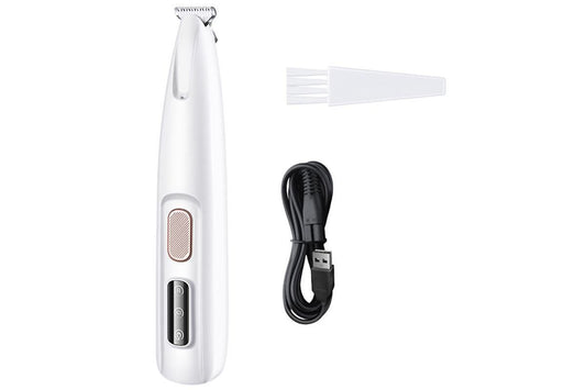 Dog Paw Trimmer 18mm Widen Pet Hair Clipper Dog Clippers for Grooming With LED Light LED Display Rechargeable V1263-JX-6127