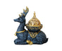 Marble Reindeer Incense Holder-Dark Blue V1263-JX-613