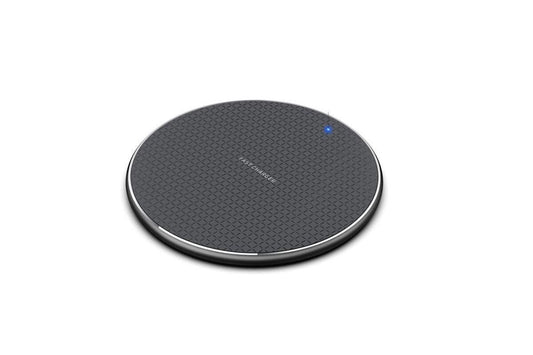 Wireless Fast Charger Smartphone Charger Qi Charging for Apple, Samsung and Smart Phones (Black) V1263-JX-6130