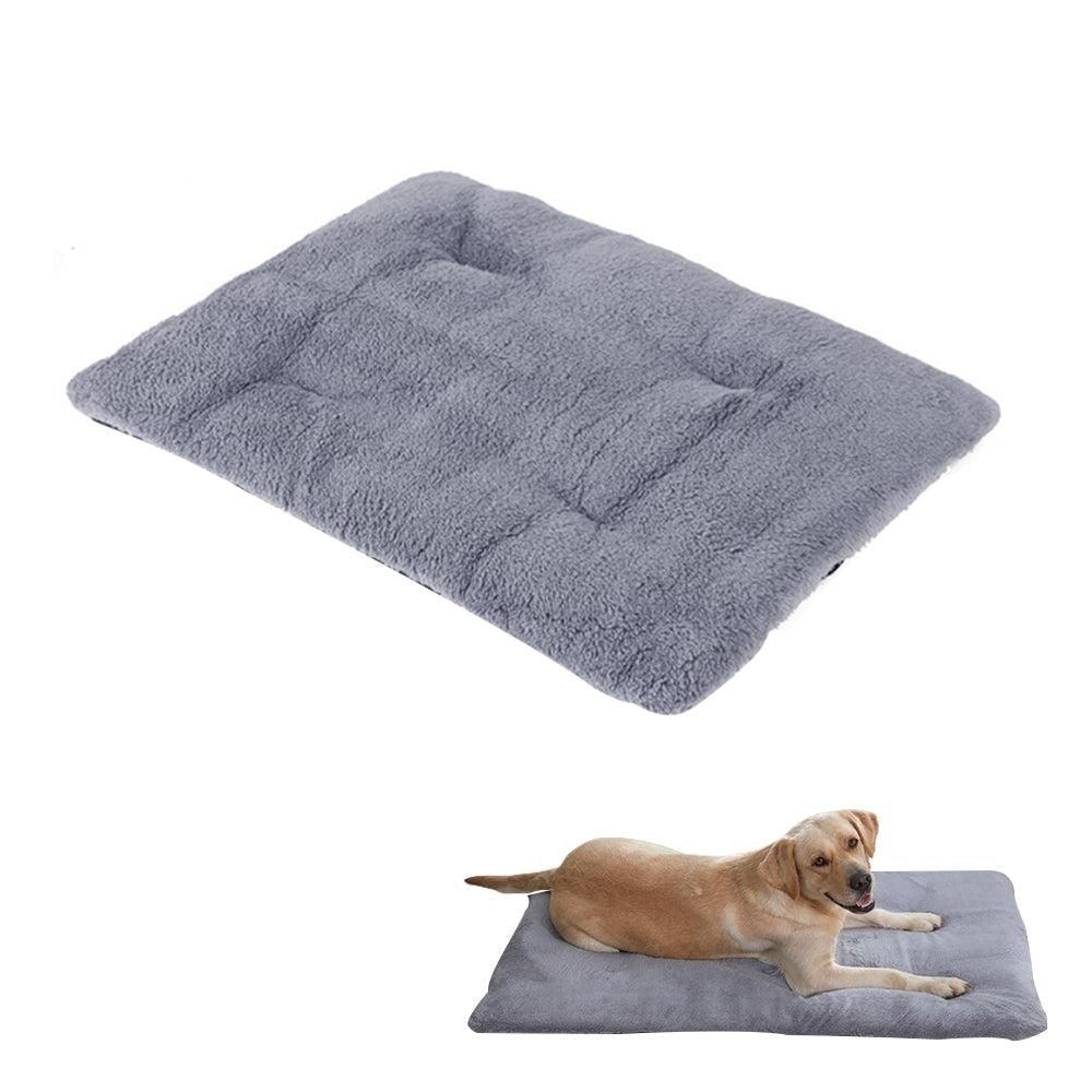 Pet Thermal Blanket Washable Self-Warming Cat Bed Self-Heating Cushion Grey V1263-JX-6166-2