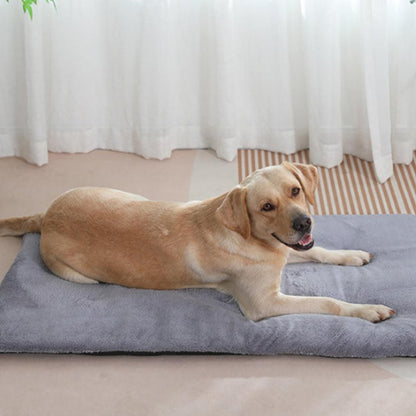 Pet Thermal Blanket Washable Self-Warming Cat Bed Self-Heating Cushion Grey V1263-JX-6166-2