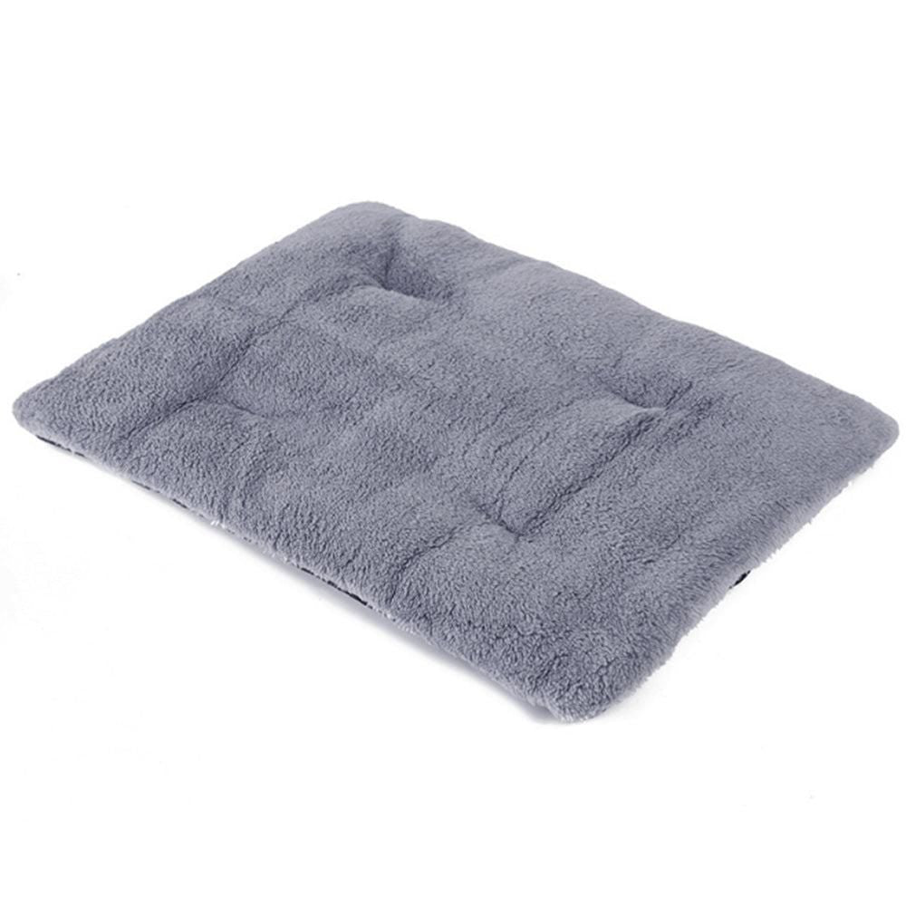 Pet Thermal Blanket Washable Self-Warming Cat Bed Self-Heating Cushion Grey V1263-JX-6166-2