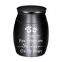Pet Cremation Urns for Dog and Cat Ashes Aluminum Memorial Urn Keepsake Black V1263-JX-6169