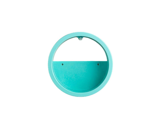 Succulent Planter Durable Decorative Leakproof Hanging Hydroponic Styles Pot for Balcony-Blue M V1263-JX-617