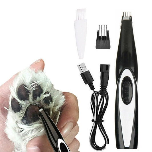 2 in 1 Electric Pet Hair Grooming Clippers Kit USB Rechargeable Cordless Dog Paw Hair Trimmer V1263-JX-6170