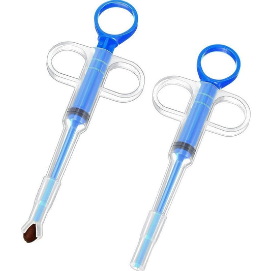 4Pcs Pet Medicine Feeder Pill Pusher Capsule Shooter Medication Syringe Dog Cat V1263-JX-6171-2