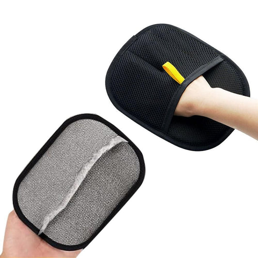 2Pcs Pet Electrostatic Hair Removal Gloves Reusable Grooming Tools V1263-JX-6172