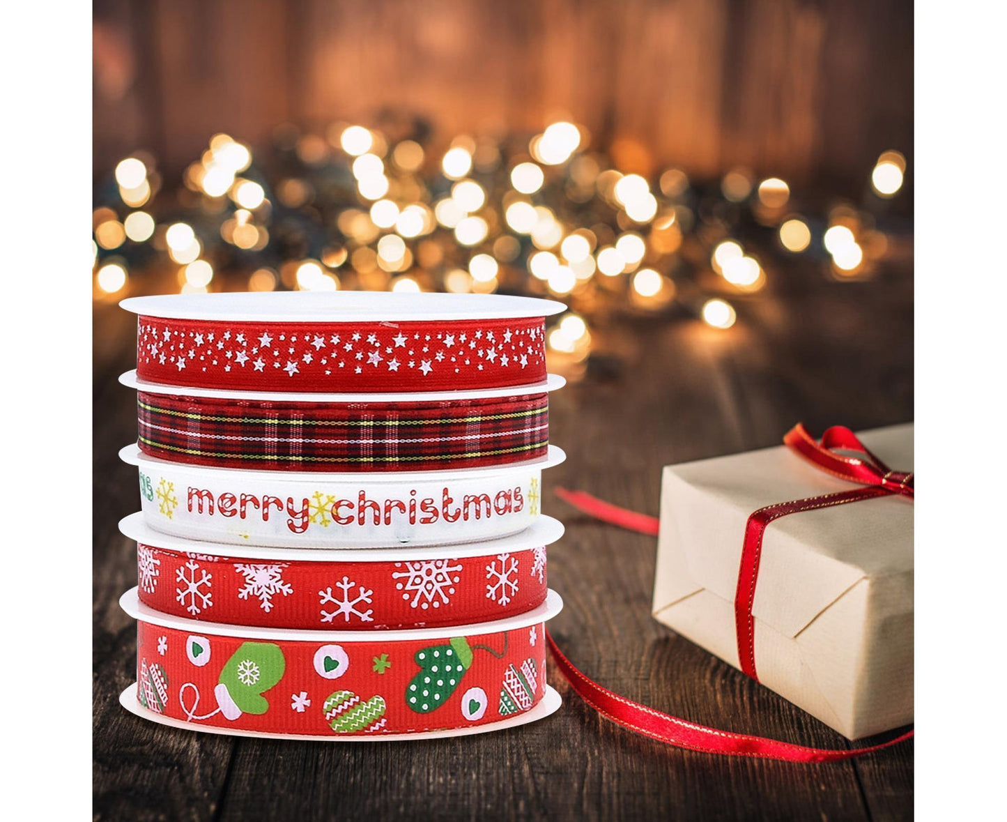 Christmas Ribbon for Gifts-Multicolor V1263-JX-620
