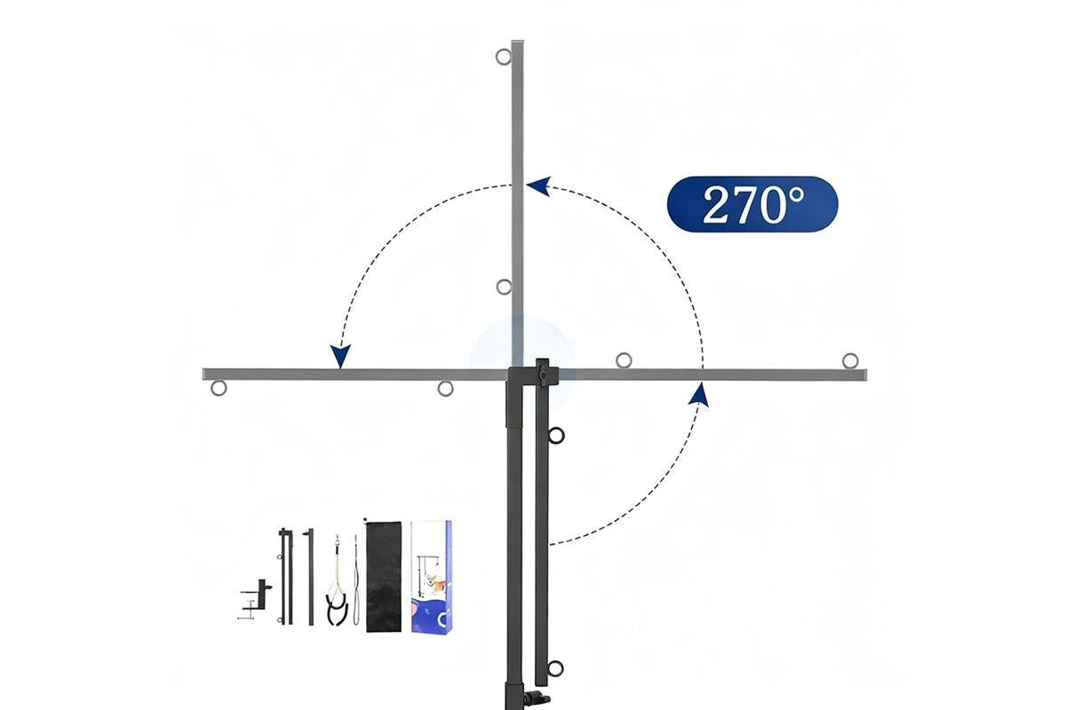 Dog Grooming Arm Pet Grooming Hammock Dog Grooming Stand with Loop Noose V1263-JX-6201
