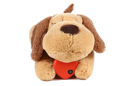 Pet Puppy Cat Soft Plush Toy Heartbeat Sleeping Buddy Dog Behavioral Anxiety Aid V1263-JX-6206
