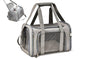 Portable Travel Bag Soft Crate Cage Cat Bag Animal Carriers for Pets -Grey V1263-JX-6209-2