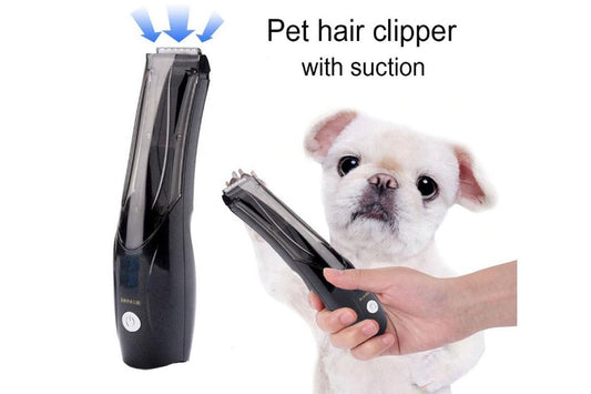 Pet Vacuum Hair Clipper Dog Shaver Clipper 3 Speed USB Electric Pet Razor Low Noise Pet Trimmer Rechargeable V1263-JX-6214-1