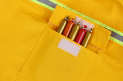 Pet Raincoat Outdoor Waterproof Dog Poncho for Small and Medium Dogs - Yellow V1263-JX-6215-7