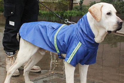 Pet Raincoat Outdoor Waterproof Dog Poncho for Small and Medium Dogs - Blue V1263-JX-6216-7