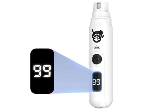 Pet Nail Grinder with LED Display Dog Nail Trimmers With 3 Speeds For Small Large Dogs And Cats V1263-JX-6222