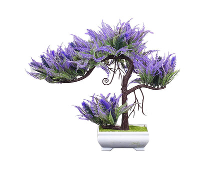 Vibrant Bonsai Plant-Purple V1263-JX-623