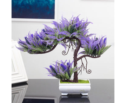 Vibrant Bonsai Plant-Purple V1263-JX-623